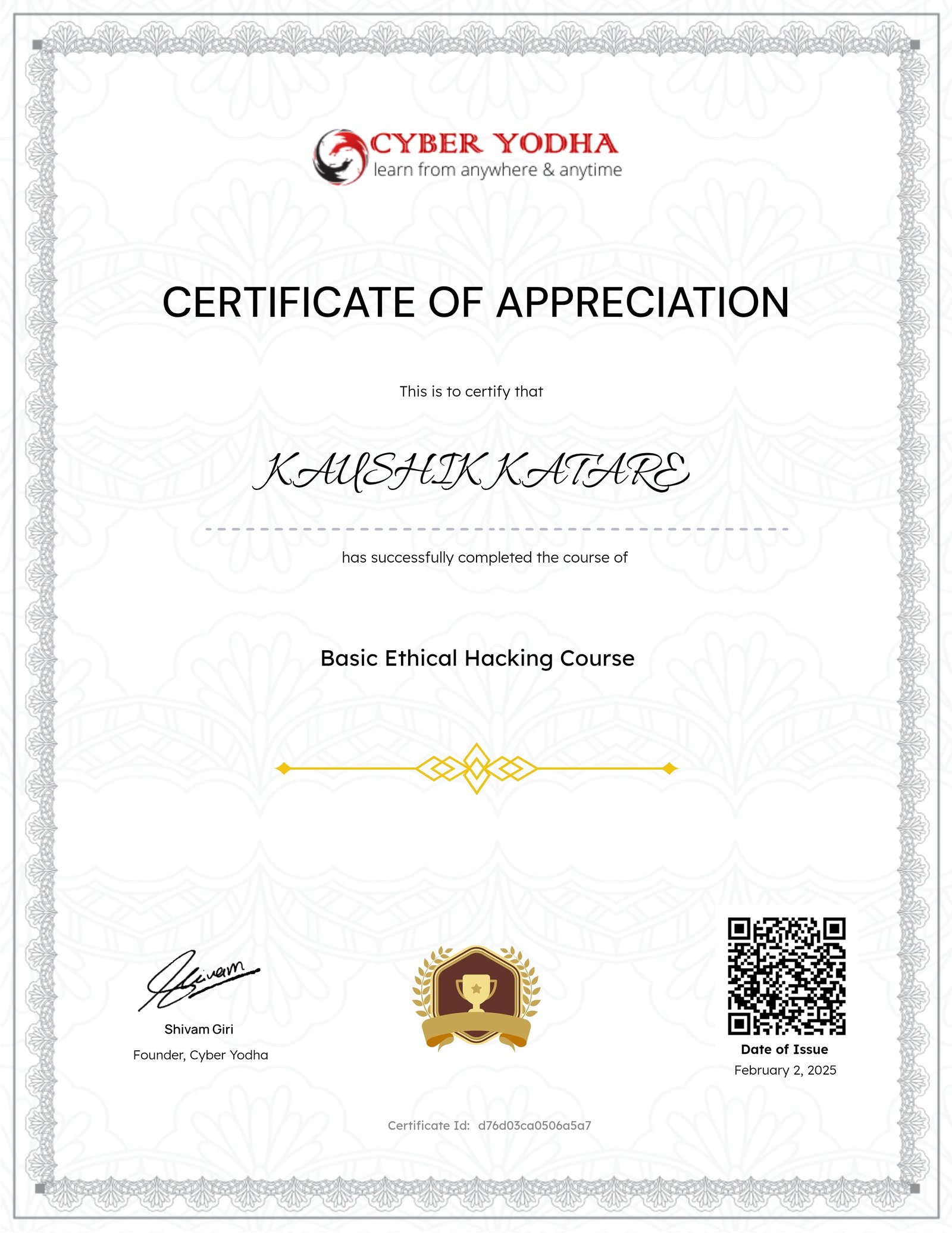Basic Ethical Hacking Course