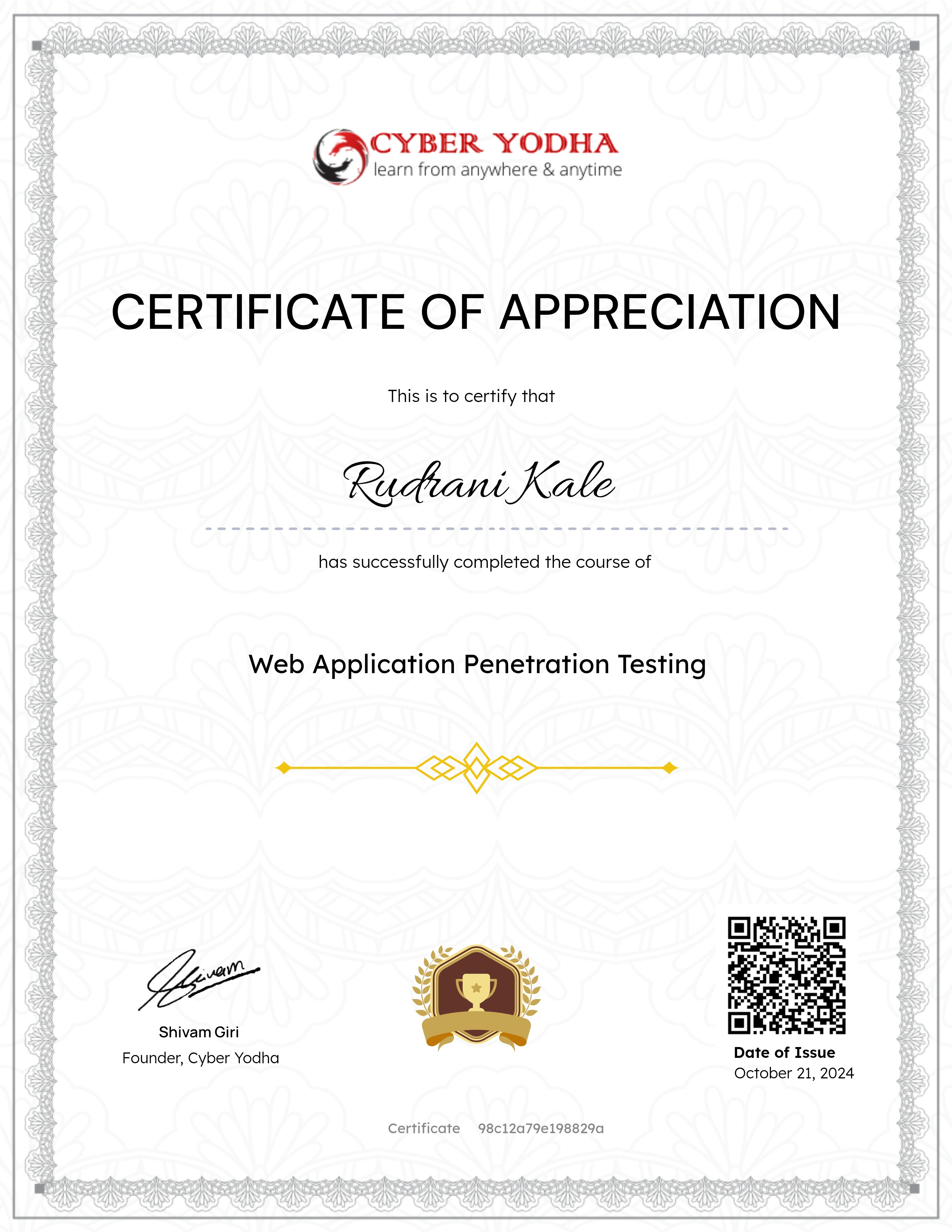 Web Application Penetration Testing